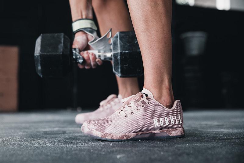 Nobull Dusty Tie-Dye Women's Trainers Rose | USA Q2077M